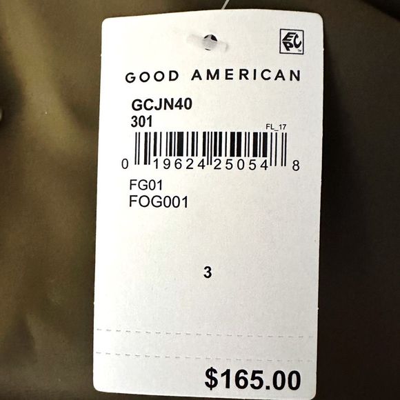 Good American Better Than Leather Oversized Chore Jacket - Size 3 (Large) - Picture 5 of 6